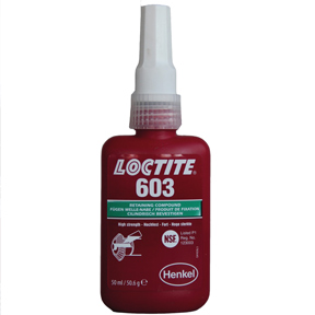 Loctite 603 nagy szilárdságú és olajtűrő csapágyragasztó